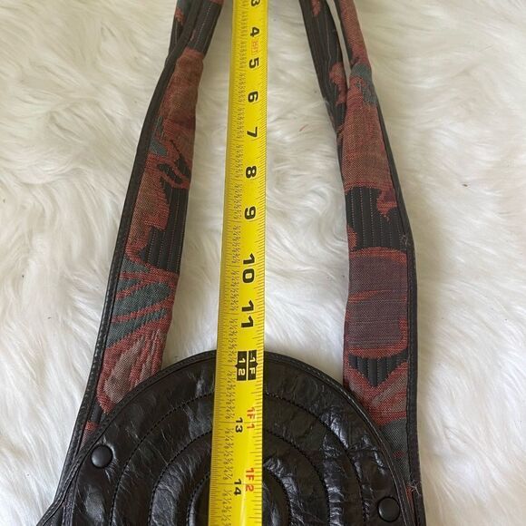 Gianfranco Lotti large hobo shoulder bag in quilted fall colors & black … - Picture 10 of 16